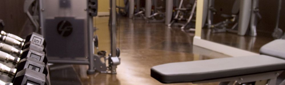 free weight are of gym/fitness area